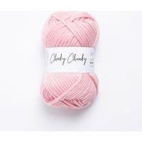 Wool Couture Cheeky Chunky 100% Merino Yarn Baby Pink 100g. Z03.107g