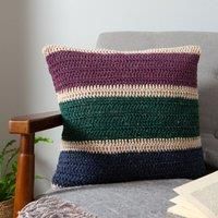 Wool Couture Rainbow Cushion Jewel Crochet Kit