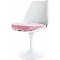 White Tulip Dining Chair with Luxurious Cushion