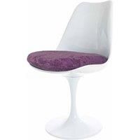 White Tulip Dining Chair with Luxurious Cushion