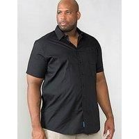 DUKE D555 Mens Aeron Big Tall Shirt - 6XL Black