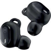 MIXX StreamBuds Dots - TWS, true wireless earbuds, Bluetooth in Ear Headphones for Music and calls -wireless charge case, 3 EQs -Music, Bass Boost and voice - Up to 28 hours playtime (Black)