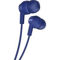 Mixx Audio eBuds Earphones Blue Wired In-Ear Microphone Lightweight Earphones