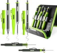 TRACER 5 Piece PRO Series Construction Marker Pencil, Leads & Case, AMK5-PRO