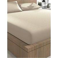 Panda London Panda Earth Bamboo & French Linen Fitted Sheet- Double