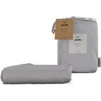 Panda Fitted Sheet - Extra Deep, Fully Elasticated, Hypoallergenic and Breathable Quiet Grey Kingsize (5')