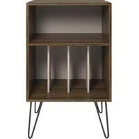 DOREL HOME Concord 1324322COMUK Turntable Stand - Oak Brown, Brown