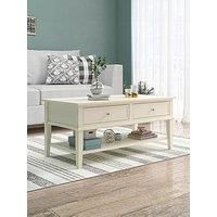 Dorel Franklin Coffee Table White, White