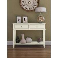 Dorel Franklin Console Table sofa Table White