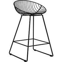 Cosmo Living By Cosmopolitan Ellis Wire Bar Stool  Black