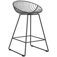 Cosmo Living By Cosmopolitan Ellis Wire Bar Stool  Grey