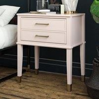 Cosmo Living By Cosmopolitan Westerleigh Side Table Pink/Gold