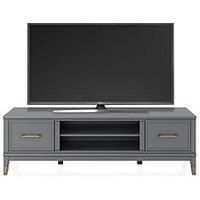 Cosmo Living By Cosmopolitan Westerleigh Tv Stand  Graphite Grey  Fits Up To 65 Inch