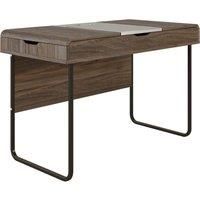 Alphason Dorset Desk, Wood, Walnut & Grey
