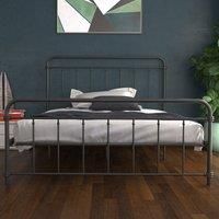 Dorel Wallace Metal Bed King Black, Black