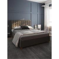 Dorel Home Emily King Linen Upholstered Bed
