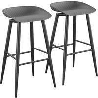 Dorel Riley Bar Stool 2 Pack - Grey