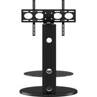 ALPHASON Argon 725 mm TV Stand with Bracket - Black, Black