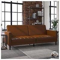 Queer Eye Qe Liam Faux Leather Futon