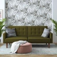 Queer Eye Qe Wimberly Linen Futon In Green