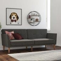 Novogratz Regal Sofabed Grey Linen
