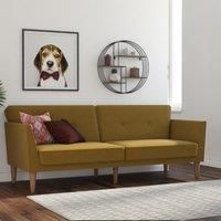 Novogratz Regal Sofabed Mustard Linen