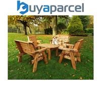 Charles Taylor Little Fellas 4 Seater Wooden Dining Table 2 Chairs 2 Park Bench