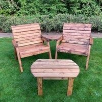 Charles Taylor Grand Twin Angled with Coffee Table