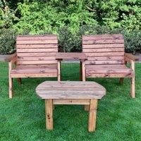 Charles Taylor Grand Twin Staight with Coffee Table