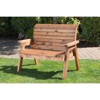 Charles Taylor Two Seat Bench, Brown