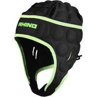 Rhino Senator Headguard Black/Fluo Green (Black/Fluo Green, M)