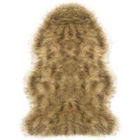 Luxury Faux Fur Brown Tip Dye 90 X 60Cm