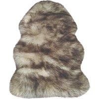 Luxury Faux Fur White Tip Dye 90 X 60Cm