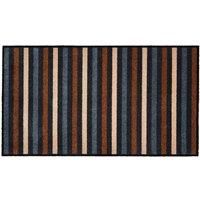 Washamat Recylon Design Grey Stripe Mat 120X67Cm