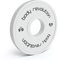 Body Revolution Fractional Bumper Plates 2 X 2Kg, Blue