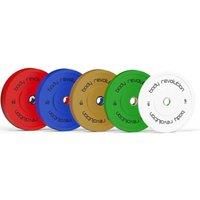 Body Revolution Olympic Bumper Plates Colour 30Kg Set 2X5Kg 2X10Kg