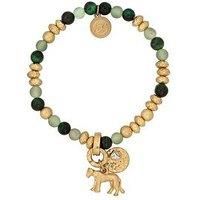 Green 'Majesty Lioness' Charm Bracelet