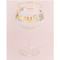 Yvonne Ellen Slogan Gin Glass