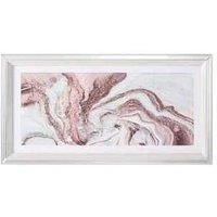 DEENZ Pink Crush Jewelled Framed Art Home, Room Wall Art Decor-50X100Cm