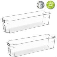 5Five Set of 2 Fridge Smart Storage Boxes - 4L