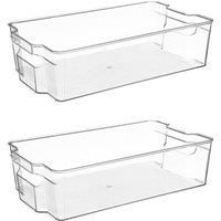 5Five Set of 2 Fridge Smart Storage Boxes - 6L