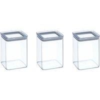 Set of 3 Air Tight Food Storage Boxes