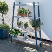 Galaxy Garden Plant Shelf in Grey and Blue