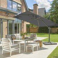 Ambassador Carbon Cantilever Parasol Dark Grey