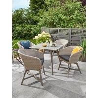 Norfolk Leisure Chedworth Outdoor Dining Set  Grey