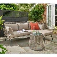 Elland 3 Seater Corner Sofa Set Beige