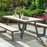Handpicked Wembley Picnic Table Mid Grey