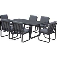 Handpicked Babingley 6 Seat Outdoor Dining Set - Anthracite Grey