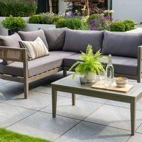 Norfolk Leisure Arden Rope Outdoor Corner Sofa - Grey