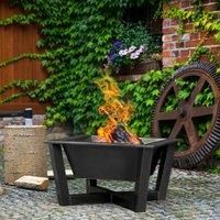 Cook King Brasil 70x70Cm Fire Bowl - Black